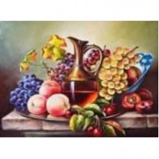 Алмазная мозаика «Натюрморт с фруктами» 30х40